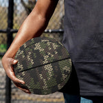 Army Camouflage Knitted Pattern Print Basketball