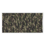 Army Camouflage Knitted Pattern Print Beach Towel