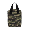 Army Camouflage Knitted Pattern Print Bible Tote Bag
