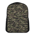 Army Camouflage Knitted Pattern Print Casual Backpack