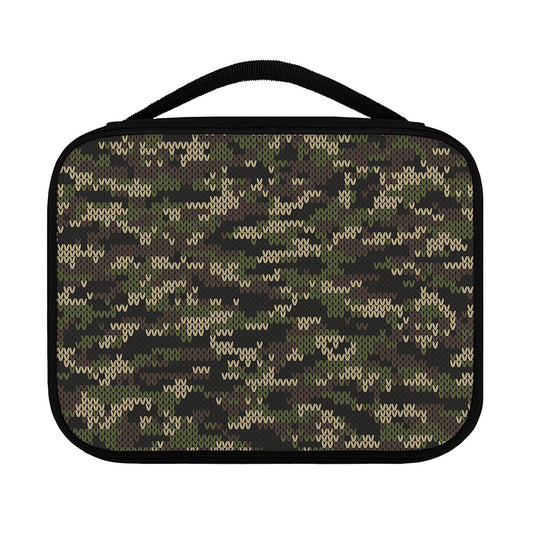 Army Camouflage Knitted Pattern Print Classic Bible Case