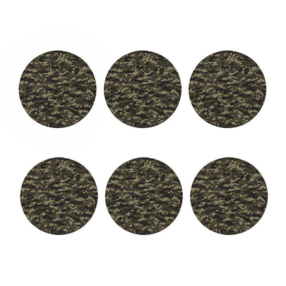 Army Camouflage Knitted Pattern Print Coaster Set