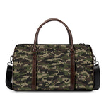 Army Camouflage Knitted Pattern Print Duffle Bag