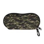 Army Camouflage Knitted Pattern Print Glasses Case
