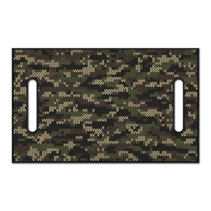 Army Camouflage Knitted Pattern Print Golf Cart Seat Cover
