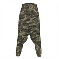 Army Camouflage Knitted Pattern Print Hammer Pants