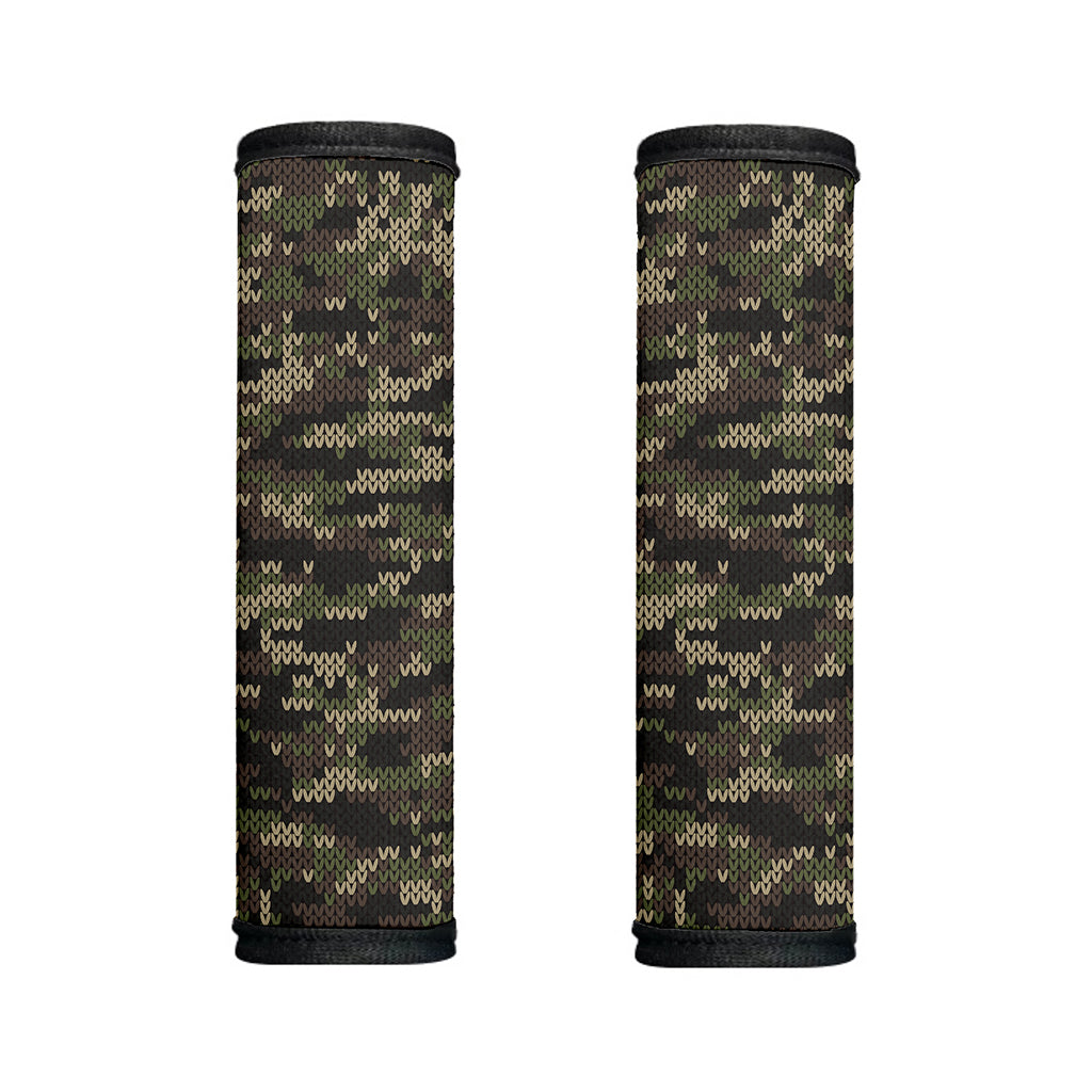 Army Camouflage Knitted Pattern Print Handle Covers