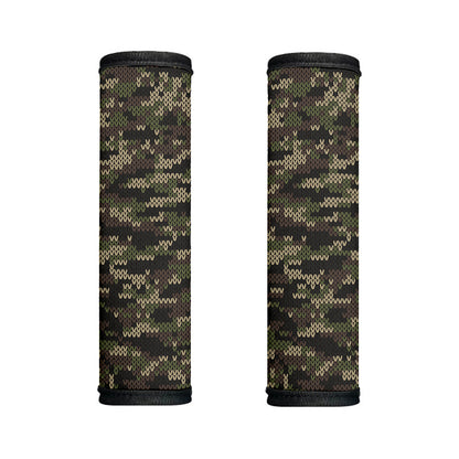 Army Camouflage Knitted Pattern Print Handle Covers