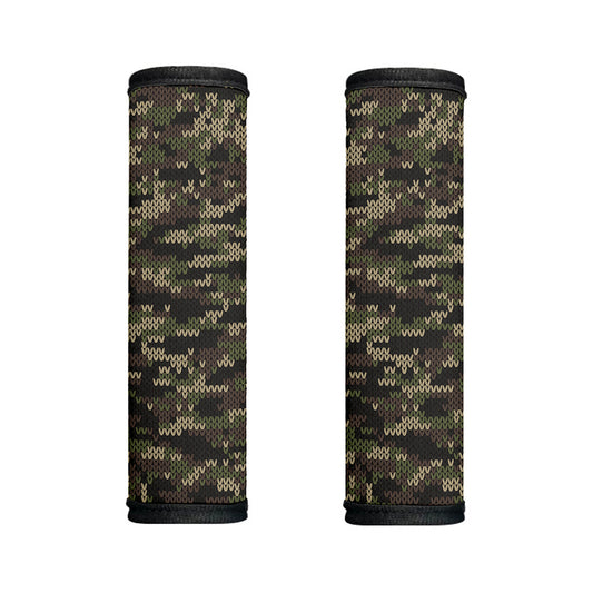 Army Camouflage Knitted Pattern Print Handle Covers