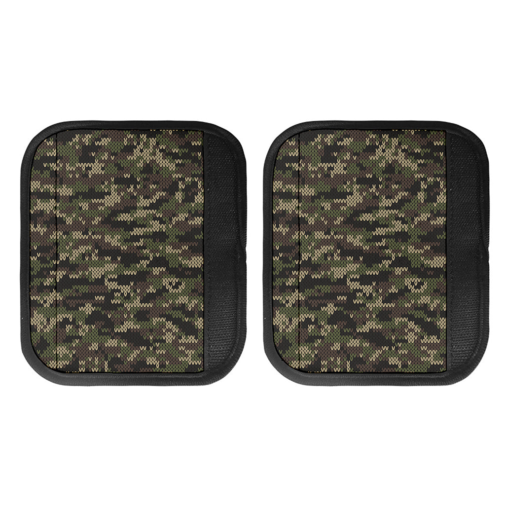 Army Camouflage Knitted Pattern Print Handle Covers