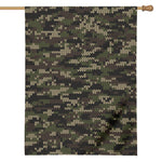 Army Camouflage Knitted Pattern Print House Flag
