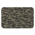 Army Camouflage Knitted Pattern Print Indoor Door Mat