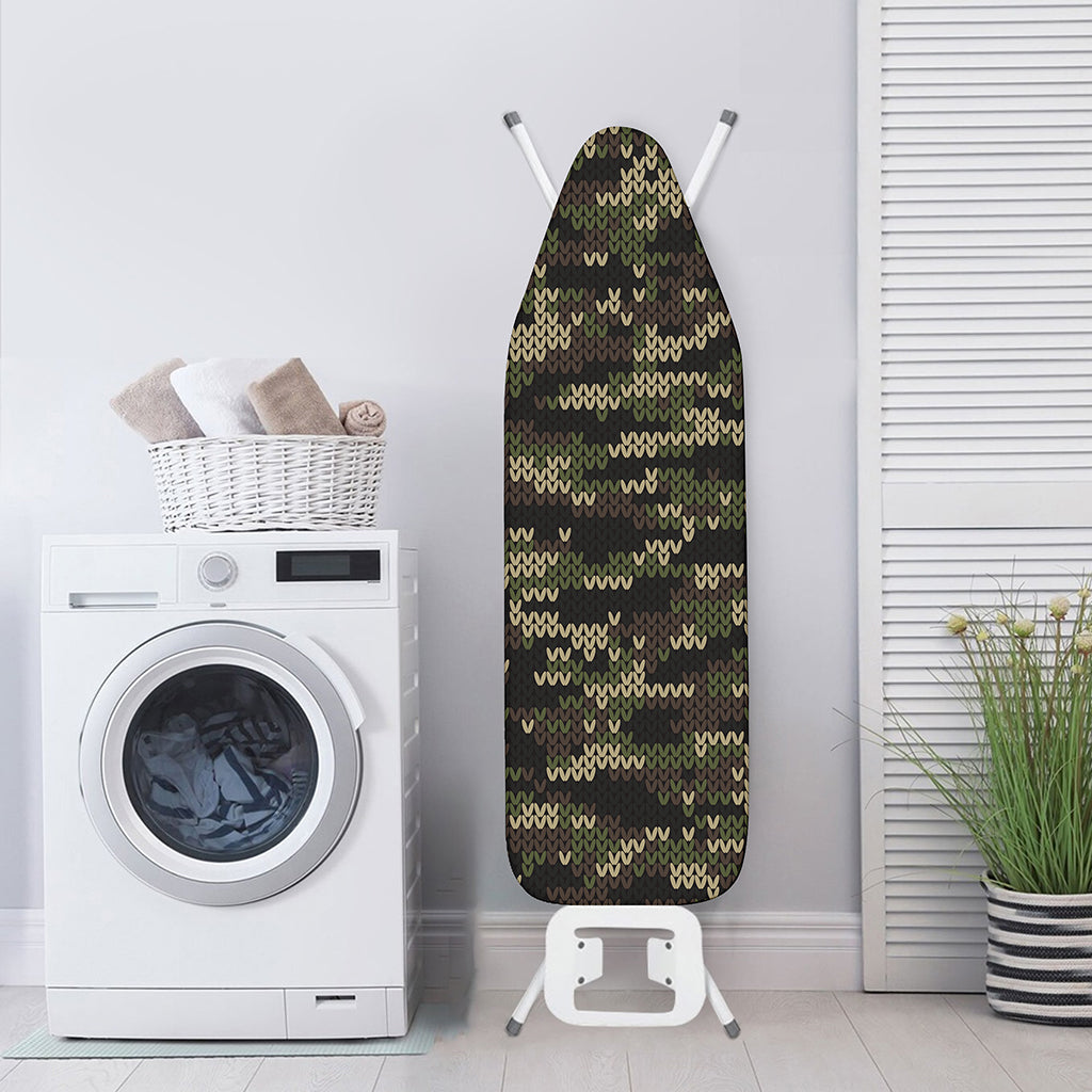 Army Camouflage Knitted Pattern Print Ironing Board Cover