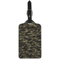 Army Camouflage Knitted Pattern Print Luggage Tag