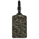 Army Camouflage Knitted Pattern Print Luggage Tag