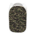 Army Camouflage Knitted Pattern Print Mesh Laundry Hamper