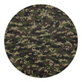 Army Camouflage Knitted Pattern Print Round Blanket