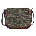 Army Camouflage Knitted Pattern Print Saddle Bag