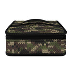 Army Camouflage Knitted Pattern Print Small Lunch Bag