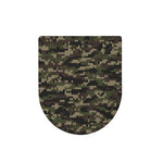 Army Camouflage Knitted Pattern Print Toilet Lid Cover