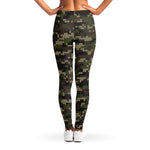 Army Camouflage Knitted Pattern Print Women's Leggings