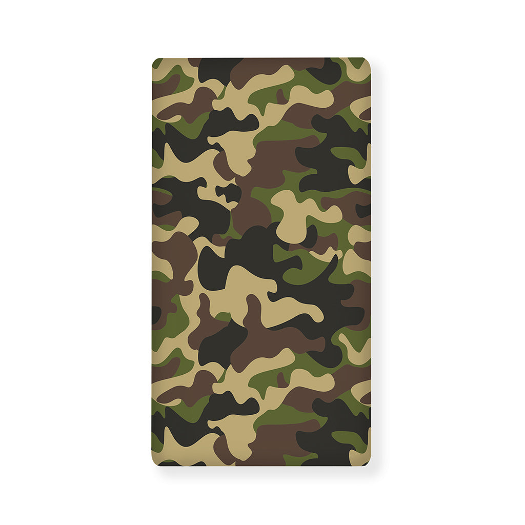 Army Green Camouflage Print Baby Crib Sheet