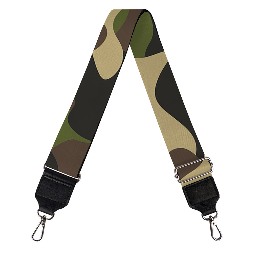 Army Green Camouflage Print Bag Strap