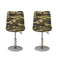 Army Green Camouflage Print Bar Stool Covers
