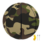 Army Green Camouflage Print Basketball