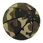 Army Green Camouflage Print Basketball