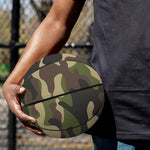 Army Green Camouflage Print Basketball