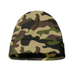 Army Green Camouflage Print Beanie