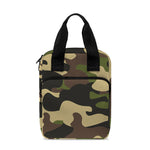 Army Green Camouflage Print Bible Tote Bag