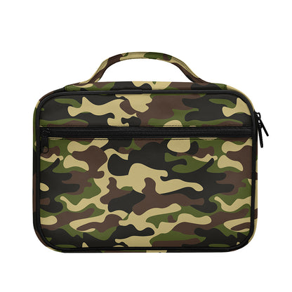 Army Green Camouflage Print Briefcase Bible Bag