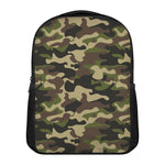 Army Green Camouflage Print Casual Backpack