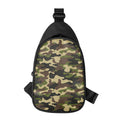 Army Green Camouflage Print Sling Bag