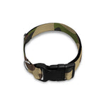 Army Green Camouflage Print Dog Collar