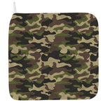 Army Green Camouflage Print Hand Towel