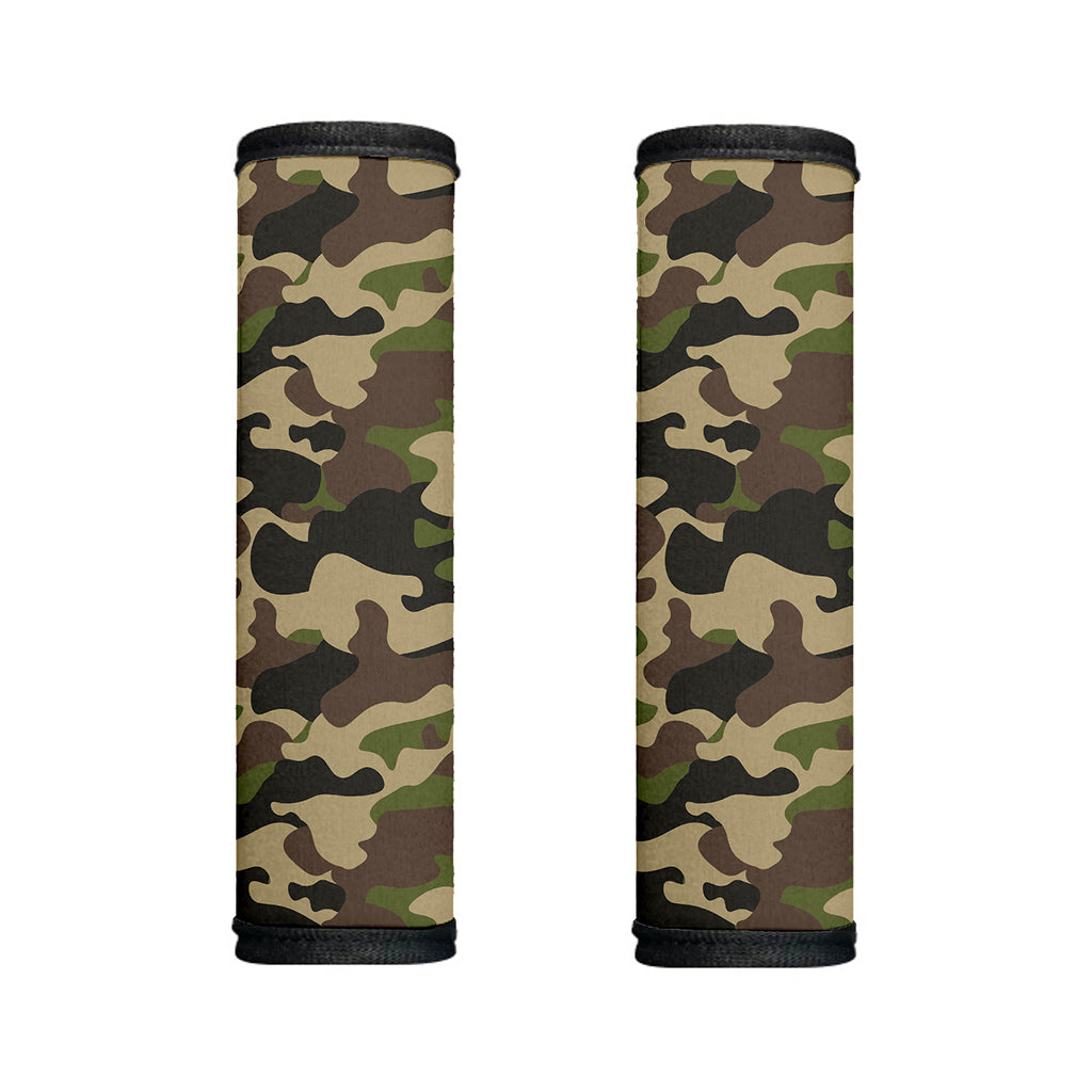 Army Green Camouflage Print Handle Covers