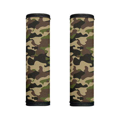 Army Green Camouflage Print Handle Covers