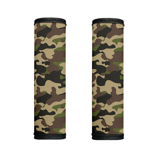 Army Green Camouflage Print Handle Covers