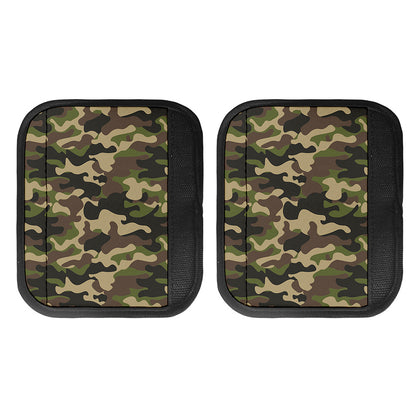 Army Green Camouflage Print Handle Covers