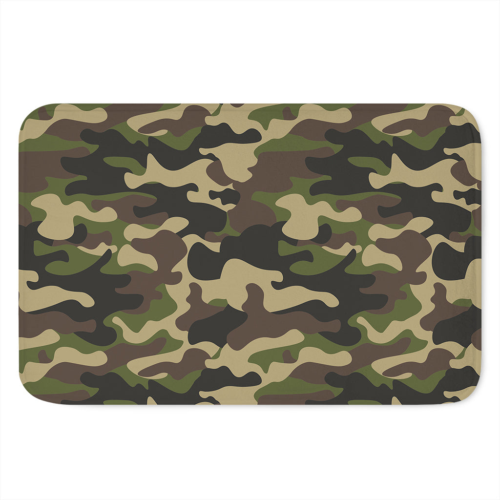 Army Green Camouflage Print Indoor Door Mat