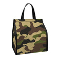 Army Green Camouflage Print Insulated Lunch Tote