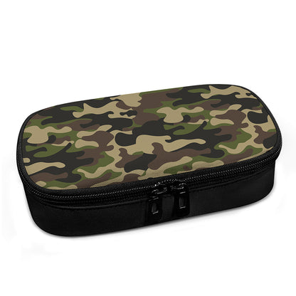 Army Green Camouflage Print Insulin Cooler Travel Case