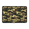 Army Green Camouflage Print Kitchen Mat