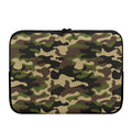 Army Green Camouflage Print Laptop Sleeve