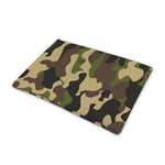 Army Green Camouflage Print Pet Cooling Mat Cover