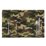 Army Green Camouflage Print Placemat