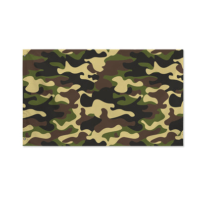 Army Green Camouflage Print Polyester Flag